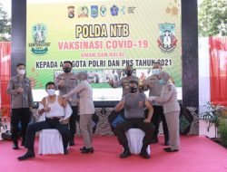 5000 Lebih Anggota Polisi di Polda NTB Mulai Divaksin