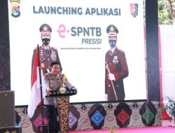 SPN Polda NTB Launching Aplikasi E.SPNTB