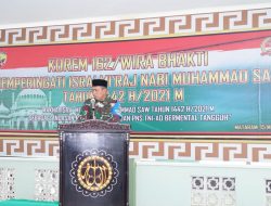 Korem 162/WB Gelar Peringatan Isra’ Mi’raj tahun 2021