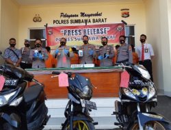OPS Jaran 2021, Polres Sumbawa Barat Amankan 8 Tersangka