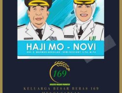 Keluarga Besar Beras 169 Mengucapkan Selamat Atas Terpilihnya Haji Mo-Novi Sebagai Bupati & Wakil Bupati Periode 2021-2024