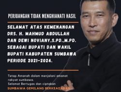 Ceo Beras 169 Zohran Orek Mengucapkan Selamat Atas Kemenangan H.Mahmud Abdullah & Dewi Noviany, M.Pd Sebagai Bupati dan Wakil Bupati Periode 2021-2024
