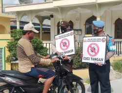 Kapolres Sergai Sosialisasikan PPKM Skala Mikro Kepada Masyarakat Teluk Mengkudu