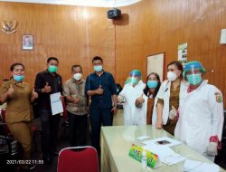 45 Anggota DPRD dan 32 ASN Sekretariat DPRD Sergai Jalani Suntik Vaksin Covid-19 Tahap I