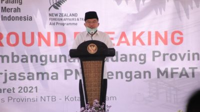 Ground Breaking Pembangunan 8 Gudang Logistik PMI Se Indonesia Dipusatkan di NTB