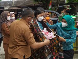 Kunker ke Medan Helvetia, Kapolsek dan Muspika Sambut Kehadiran Kahiyang Ayu