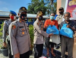 Minggu Kasih,Polres Sergai Berikan Bantuan Sembako Kepada Jemaat Gereja Methodist Indonesia Firdaus
