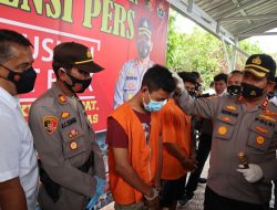 Kapolres Batu Bara Paparkan Dua Kasus Jambret dan 2 kasus Curas