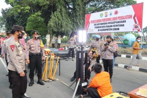 Rawan Bencana, Kapolda Banten Inspeksi Kesiagaan Lebak
