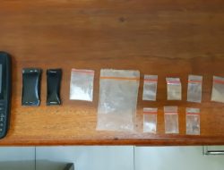 Kijong Diringkus Polsek Kotarih di Warung Akibat Bawa Narkotika Jenis Shabu