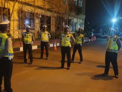 Ditlantas Polda Banten Terus Beri Imbauan Prokes dan 5M di Kota Serang