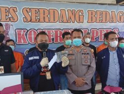 Polres Sergai Ringkus Pengedar Uang Palsu