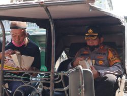 Kapolres Batu Bara Salurkan Sembako Kepada Abang Becak Tanjung Tiram