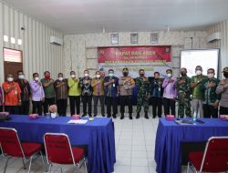Kapolres Batu Bara Pimpin Rapat Anev PPKM Bersama Muspika