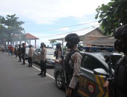 Ledakan Bom di Makassar, Jajaran Polres Lobar Tingkatkan Kesiapsiagaan dengan Melakukan Patroli Skala Besar