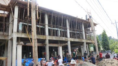 Sinergi Untuk Negeri, Kemanunggalan TNI dan Rakyat Bangun Masjid