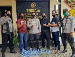 Polsek Rastim Sita Puluhan Miras di Kecamatan Raba