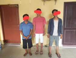 Dua Bulan Buron, 3 Pelaku Pencurian di Pasar Rakyat Pantai Cermin Ditangkap Polisi