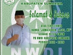 DPD Pemuda NWDI Kab. Sumbawa Mengucapkan Selamat & Sukses Atas Terpilihnya Jamaluddin Malady, MT Sebagai Ketua PD NWDI Kab. Sumbawa Periode 2021-2026
