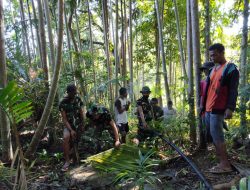 Kompak, Pos Jajaran Satgas Pamtas RI-RDTL Sektor Timur Gelar Jumat Bersih