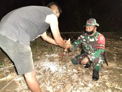 Merasa Dekat, Warga Serahkan Mortir Kepada Satgas Pamtas RI-RDTL Sektor Timur