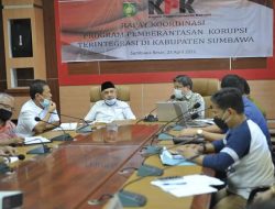 Cegah Korupsi, Pejabat Bupati Sumbawa Rakor Bersama KPK RI