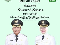 DPD Pemuda NWDI Kab. Sumbawa Mengucapkan Selamat Atas Pelantikan Bupati & Wakil Bupati Sumbawa Periode 2021-2026