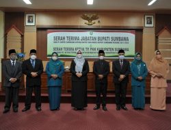 Sah! Pejabat Bupati Sumbawa Serah terima Jabatan ke Bupati Sumbawa Terpilih