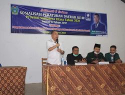 Rudi Alfahri Rangkuti Sosialisasikan PERDA No.8 Tahun 2017