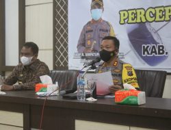 Dukung Program Pemerintah, Kapolres Sergai Pimpin Rakor Percepatan Vaksinasi Covid19