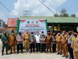 Desa Sei Rampah Diresmikan sebagai Desa Sadar Kerukunan