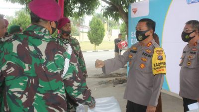 Polres Sergai Fasilitasi dan Mobilisasi Masyarakat Lansia Vaksinasi Covid-19
