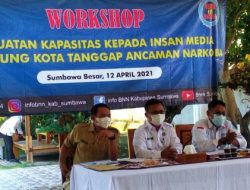 BNNK Sumbawa Ajak Pers Perang Melawan Narkoba