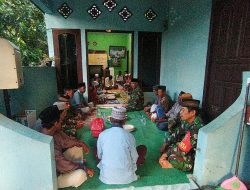 Satgas Yonzikon 13/KE Gelar Doa Bersama Dengan Warga Desa Bolo