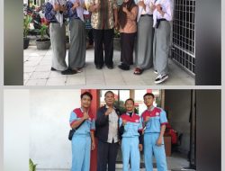 Guru SMK Pemda Labuhanbatu Monitoring Siswa Prakerin
