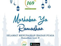 Marhaban ya Ramadhan, Beras 169 Mengucapkan Selamat Menunaikan Ibadah Puasa 1442 H/ 2021 M