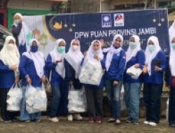 Indahnya Berbagi, DPW Puan Provinsi Jambi Bagi Takjil