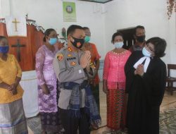 Kapolres Sergai Bakti Sosial di Gereja GKPS Pematang Kelang Perbaungan