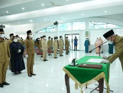 Bupati Asahan Melantik Pejabat Administrator dan Jabatan Pengawas