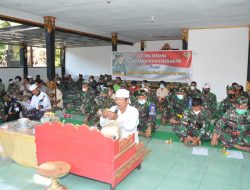 Solidaritas Terhadap Sesama, jajaran Ummat Hindu Korem 162/WB Gelar Sembahyang Dan Doa di Pura Satya Dharma Gebang Mataram.