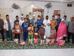 PK KNPI Kec. Wampu Melakukan Kegiatan Safari Ramadhan dan Pembagian Santunan Anak Yatim