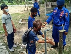 Satpol Air Polres Sergai Bantu Pelajar Daring WiFi gratis