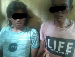 Tertangkap Di Kebun Ubi, Polsek Teluk Mengkudu Ringkus 2 Pelaku Curat