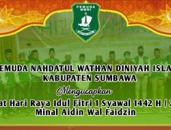 PD Pemuda NWDI Kab. Sumbawa Mengucapkan Selamat Hari Raya Idul Fitri 1442 H