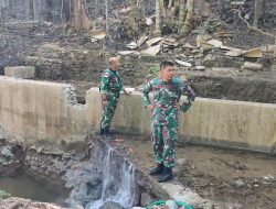 Wadansatgas Sektor Timur Tinjau Lokasi Rencana Pembuatan Pompa Hydram