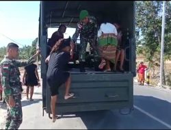 Pos Turiscain Satgas Yonif 742/SWY Siapkan Kendaraan Dukung Ibadah Mingguan