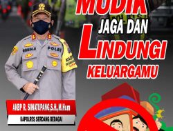 Kapolres Sergai Sampaikan Himbauan Jangan Mudik Lebaran