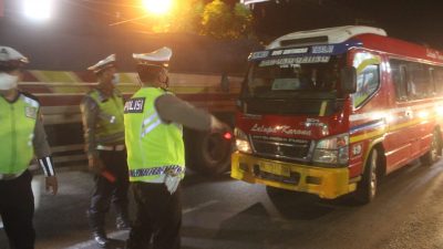 Larangan Mudik Lebaran, Kapolres Sergai Langsung Pimpin Penyekatan 4 Titik Pos Pam Ketupat Toba 2021