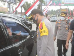 Kapolres Sergai Bersama Pamatwil Poldasu Cek Ops Ketupat Pos III Perbaungan