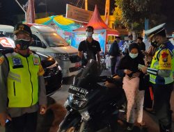 Kapolres Sergai Pimpin Penyekatan Kendaraan Malam Takbiran, Ratusan Kendaraan Di Putar Balik